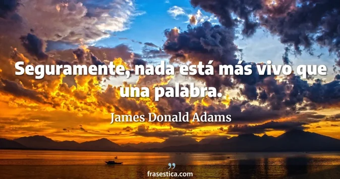 Cita de James Donald Adams