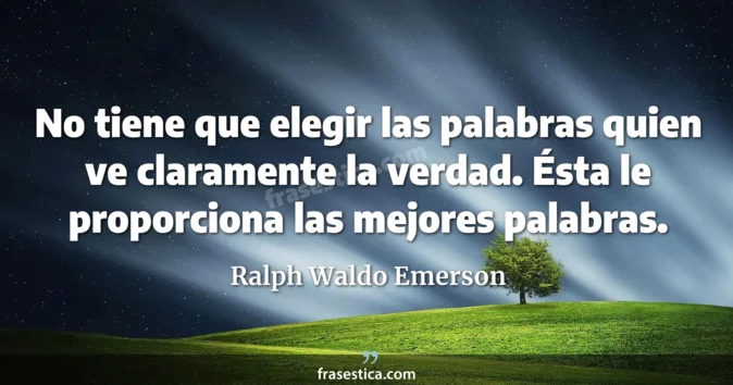 Cita de Ralph Waldo Emerson