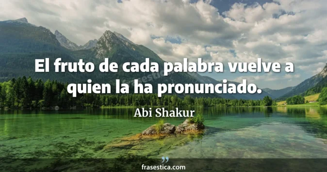 Cita de Abi Shakur