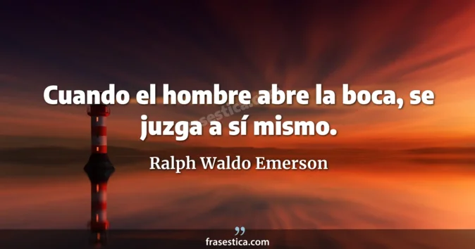 Cita de Ralph Waldo Emerson