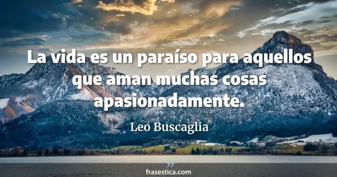 Cita de Leo Buscaglia