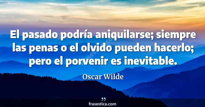 Cita de Oscar Wilde