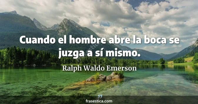 Cita de Ralph Waldo Emerson