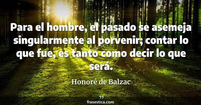 Cita de Honoré de Balzac