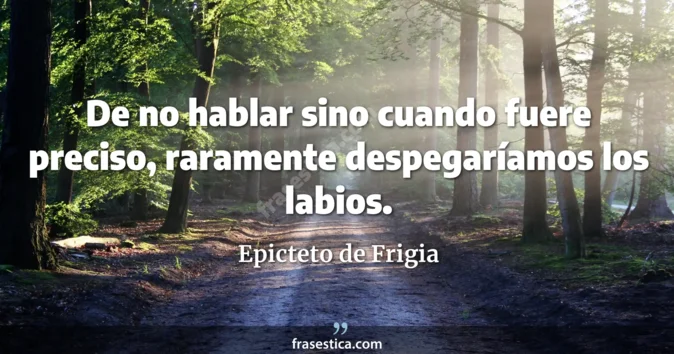 Cita de Epicteto de Frigia