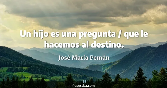 Cita de José María Pemán