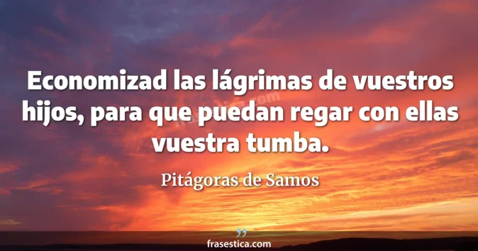 Cita de Pitágoras de Samos