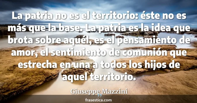Cita de Giuseppe Mazzini