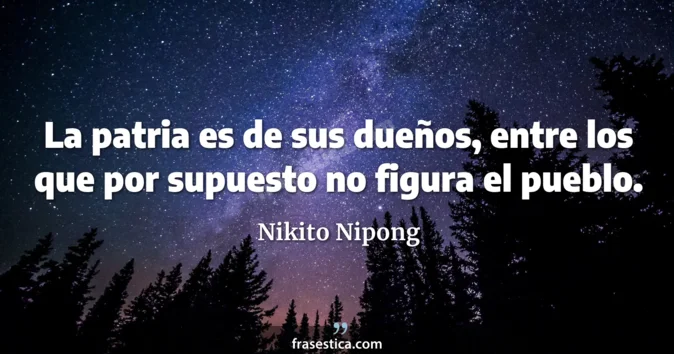Cita de Nikito Nipong