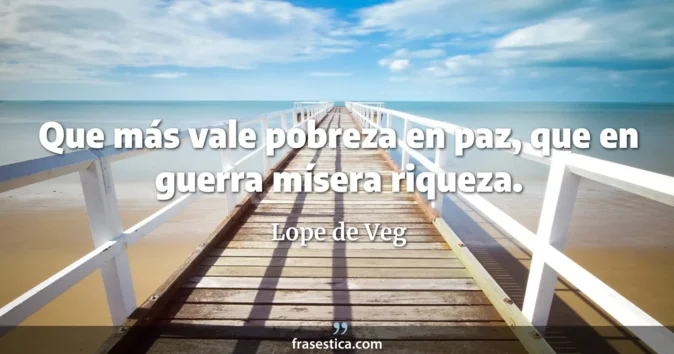 Cita de Lope de Veg