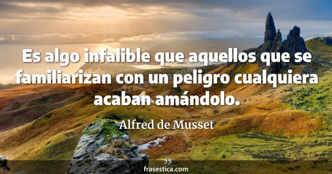 Cita de Alfred de Musset