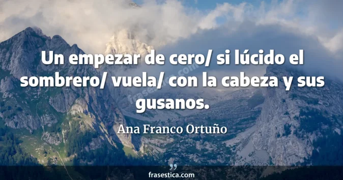 Cita de Ana Franco Ortuño