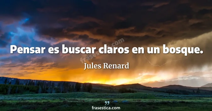Cita de Jules Renard