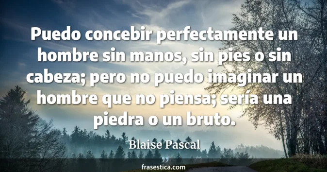 Cita de Blaise Pascal