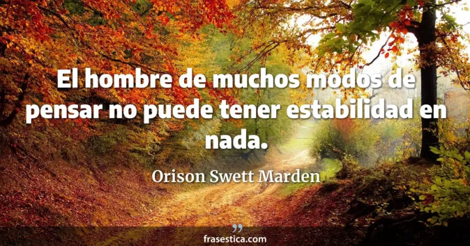 Cita de Orison Swett Marden