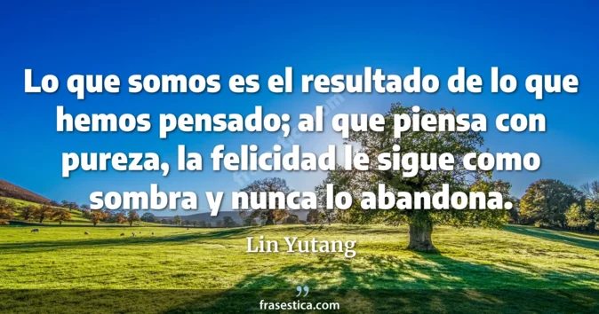 Cita de Lin Yutang
