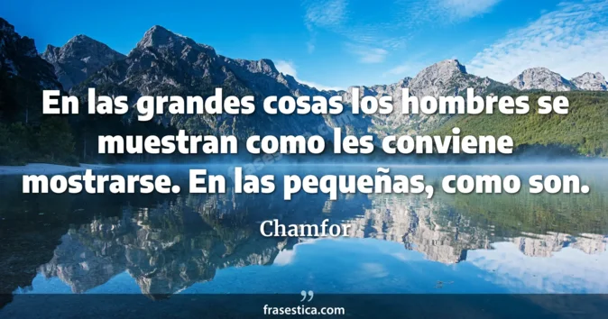 Cita de Chamfor