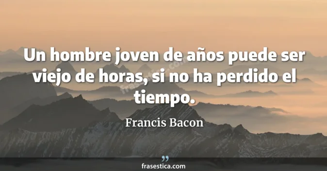 Cita de Francis Bacon
