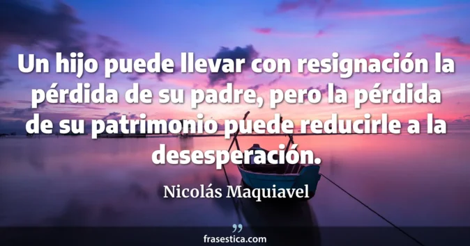 Cita de Nicolás Maquiavel