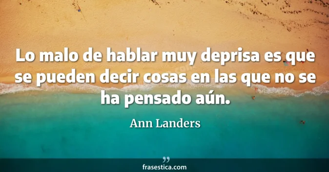 Cita de Ann Landers