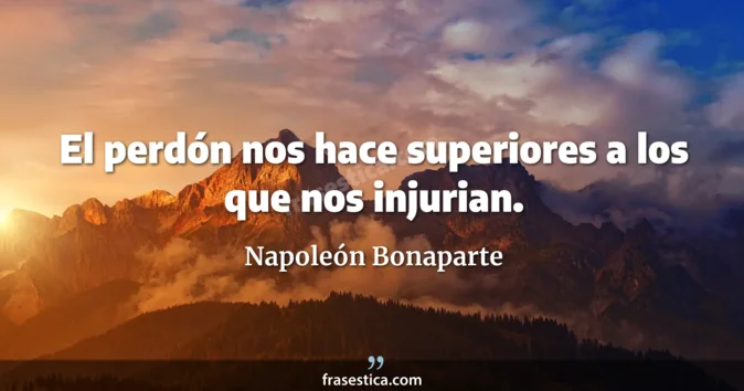 Cita de Napoleón Bonaparte