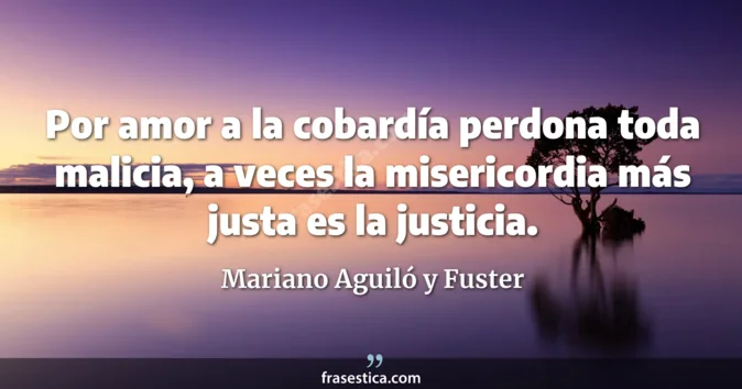 Cita de Mariano Aguiló y Fuster