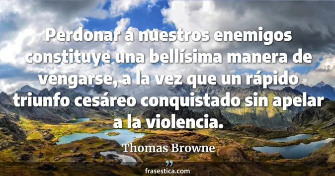 Cita de Thomas Browne