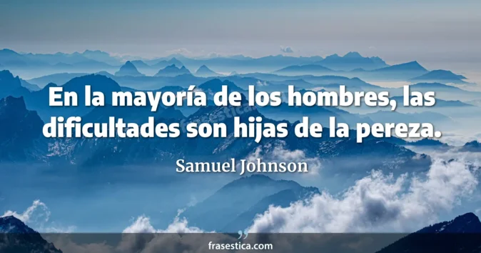 Cita de Samuel Johnson