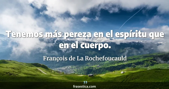 Cita de François de La Rochefoucauld
