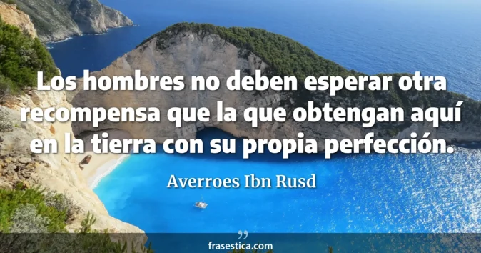 Cita de Averroes Ibn Rusd