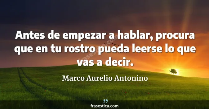 Cita de Marco Aurelio Antonino