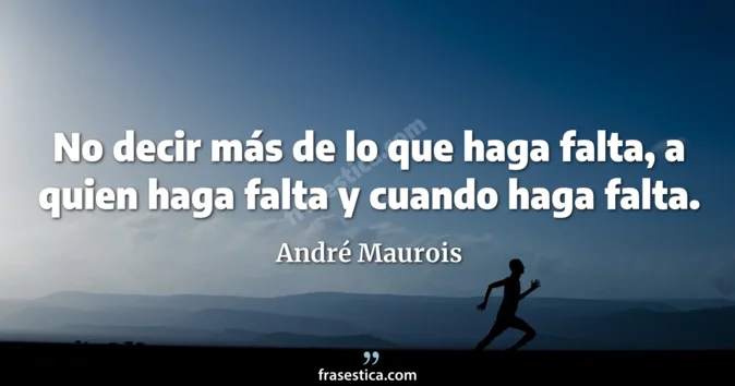Cita de André Maurois