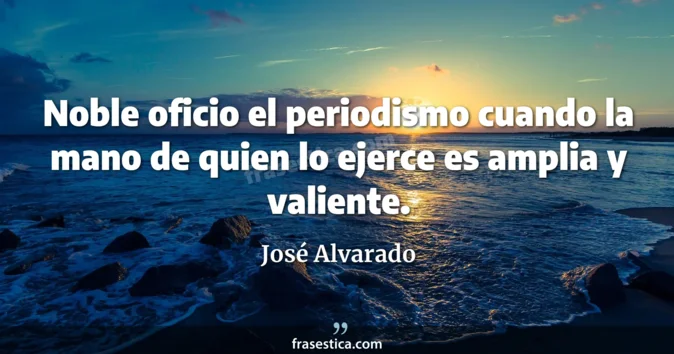 Cita de José Alvarado