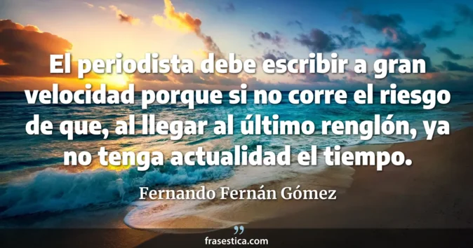 Cita de Fernando Fernán Gómez