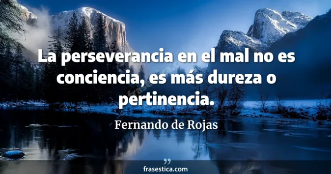 Cita de Fernando de Rojas