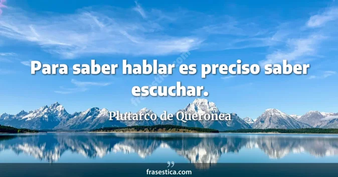 Cita de Plutarco de Queronea
