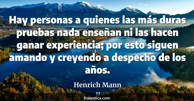 Cita de Henrich Mann