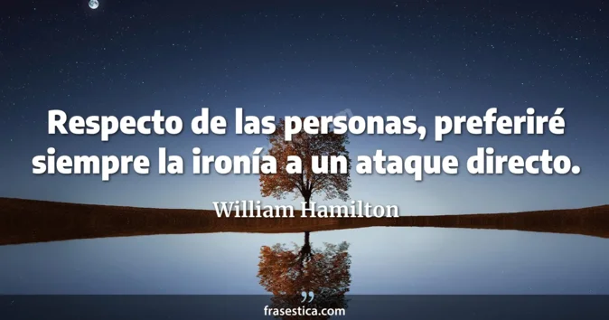 Cita de William Hamilton