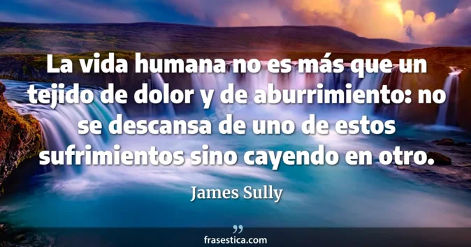 Cita de James Sully