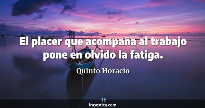Cita de Quinto Horacio