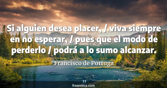 Cita de Francisco de Portuga