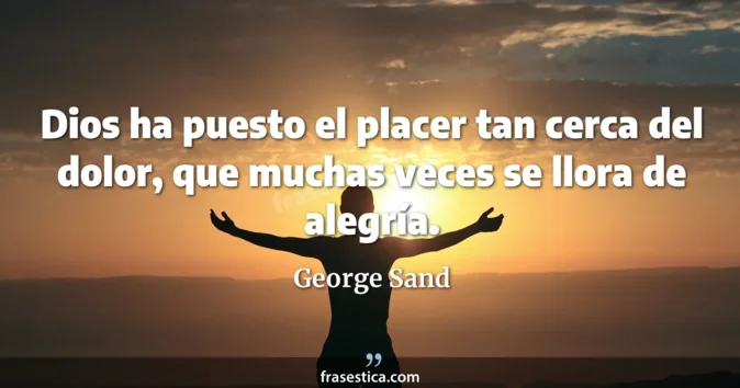 Cita de George Sand