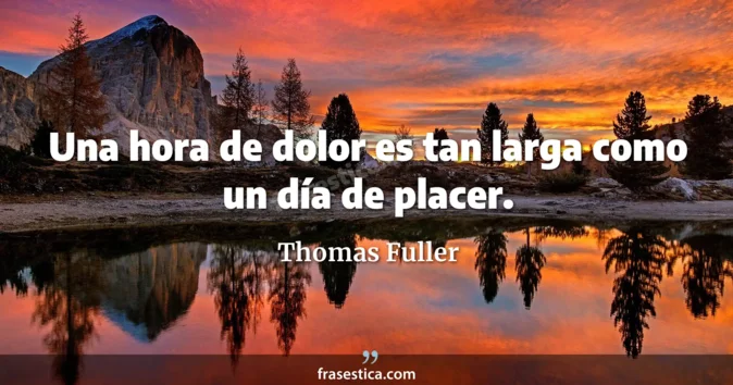 Cita de Thomas Fuller