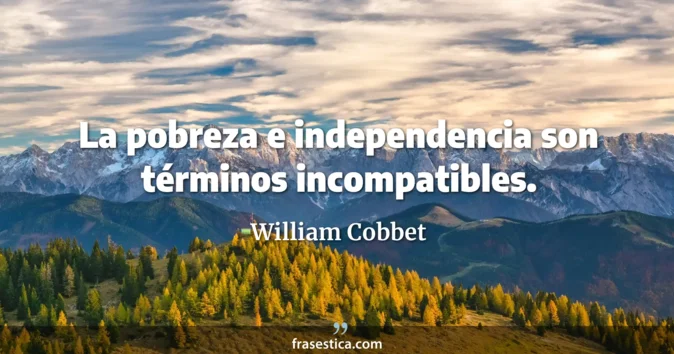 Cita de William Cobbet