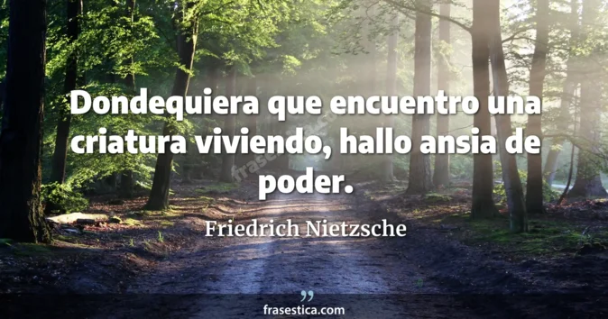 Cita de Friedrich Nietzsche