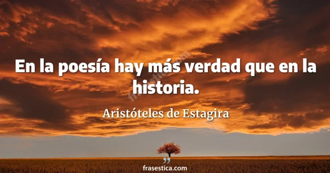 Cita de Aristóteles de Estagira
