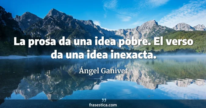 Cita de Ángel Ganivet