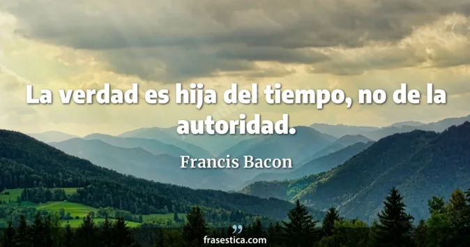 Cita de Francis Bacon