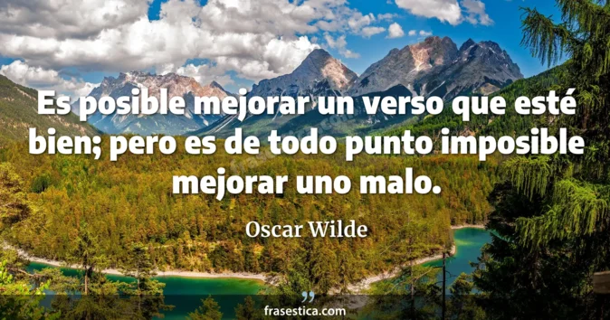 Cita de Oscar Wilde