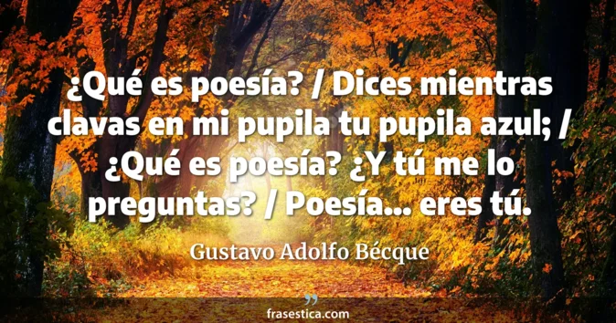 Cita de Gustavo Adolfo Bécque